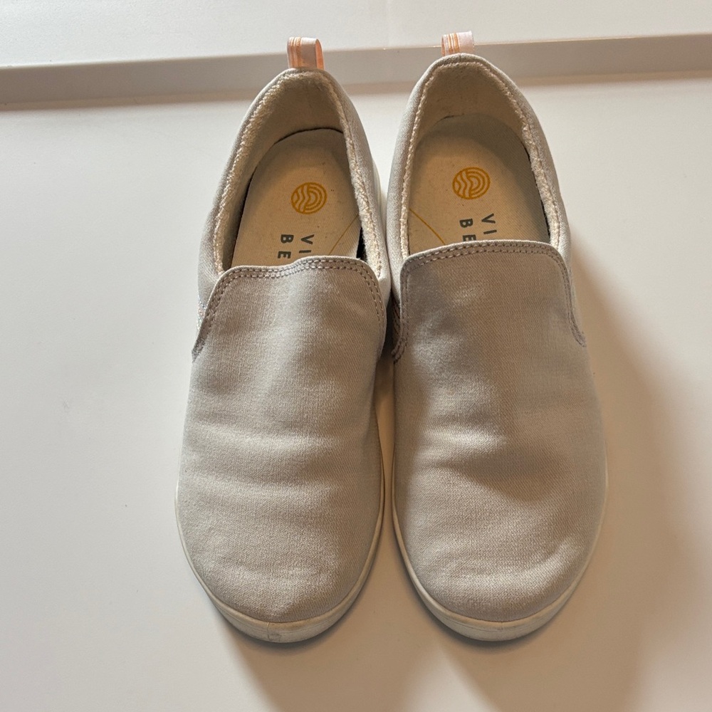 Vionic Light Gray Slip-On Shoes